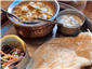 muttar paneer and paratha